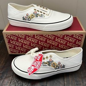 NWT Floral Mushroom Vans